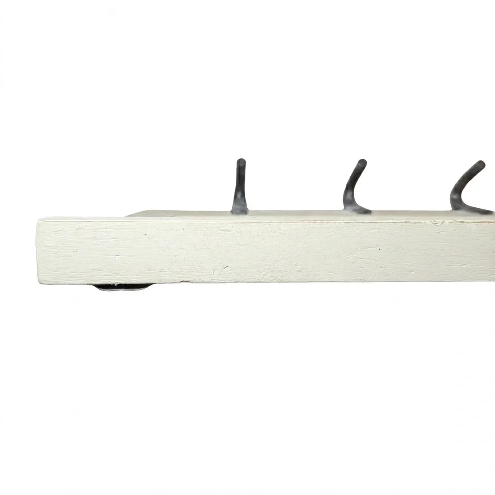 Rustic Soda Bottle Cap Wall Shelf & Coat Rack – 18